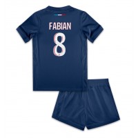 Camiseta Paris Saint-Germain Fabian Ruiz #8 Primera Equipación para niños 2024-25 manga corta (+ pantalones cortos)